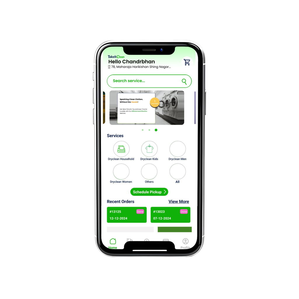take it clean laundry and dry cleaning app