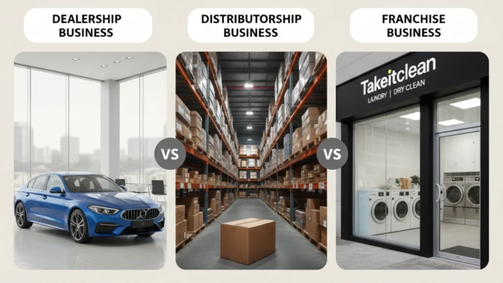 Dealership vs Distributorship vs Franchise in 2025: Which Business Model Suits Your Laundry Venture?
